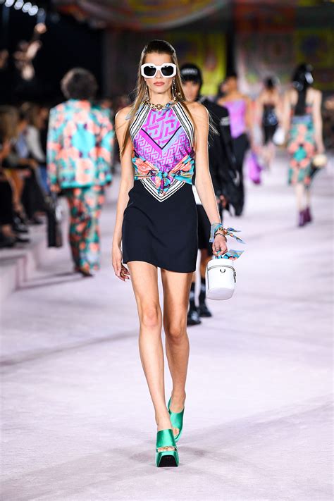 versace spring summer 2022 collection|Versace runway sets.